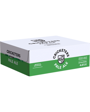 Cricketers Arms Pale Ale Cans 375ml  30 Case