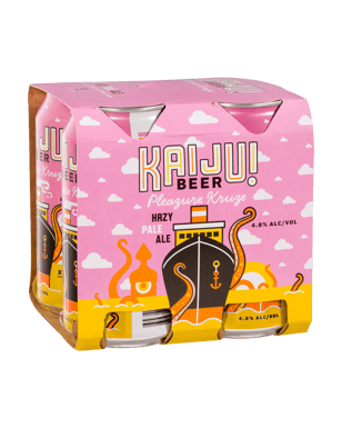 Kaiju Pleazure Kruze Hazy Pale Ale Cans 375ml  4 Pack