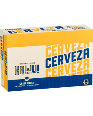 Kaiju Cerveza Crisp Lager Cans 375ml  24 Case