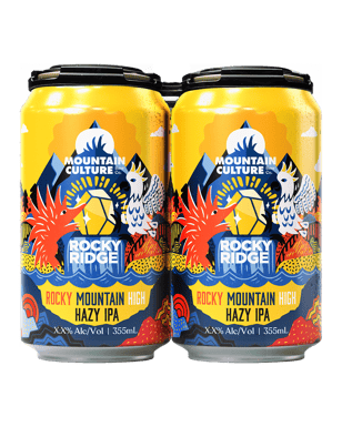 Mountain Culture Beer Co. Rocky Mountain High Hazy Ipa Cans 355ml  4 Pack