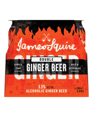 James Squire Ginger Beer Double 330ml  4 Pack