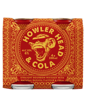 Howler Head Bourbon & Cola Cans 330ml  4 Pack