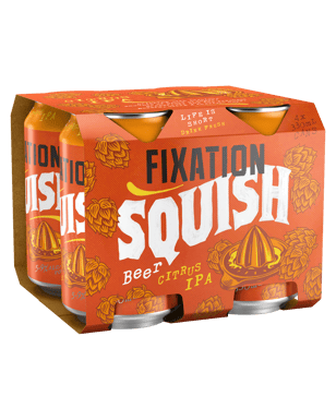 Fixation Brewing Squish Citrus Ipa Can 330ml  4 Pack
