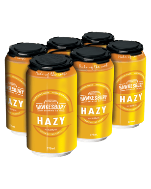 Hawkesbury Brewing Co Hazy Cans 375ml  4 Pack