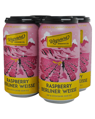 Wayward Brewing Co Raspberry Berliner Weisse 375ml  4 Pack