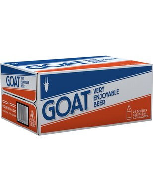Mountain Goat Very Enjoyable Beer Bottle 375ml  24 Case