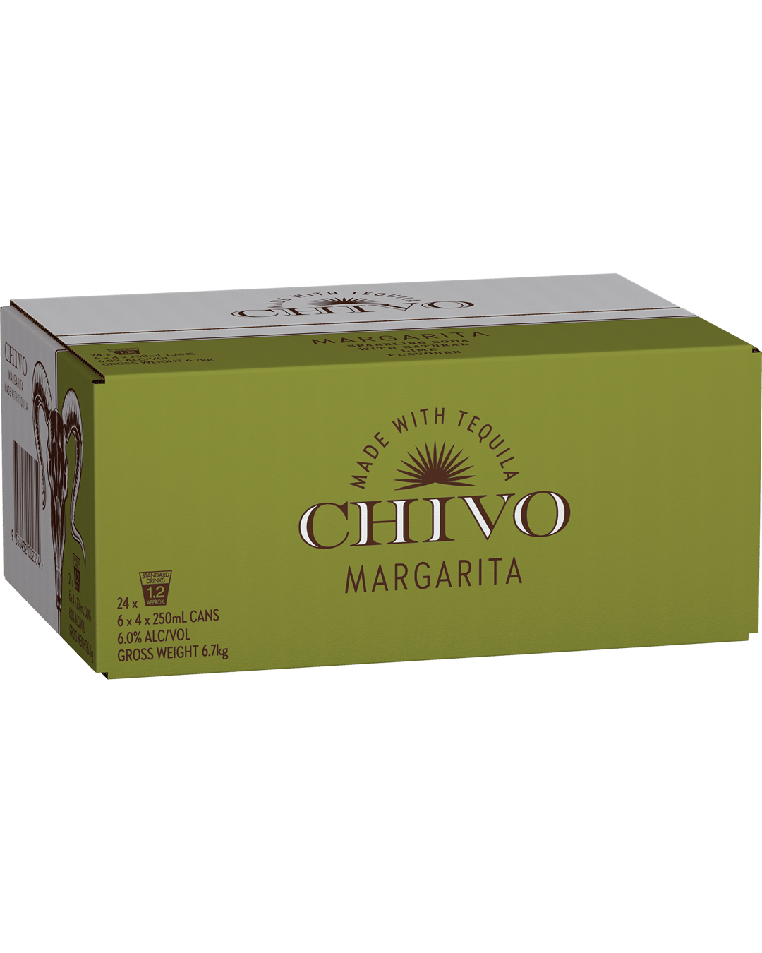 Chivo Tequila Margarita Can 250ml