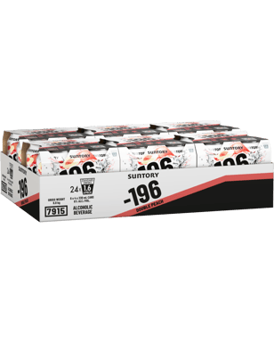 Suntory -196 Double Peach Cans 330ml  24 Case