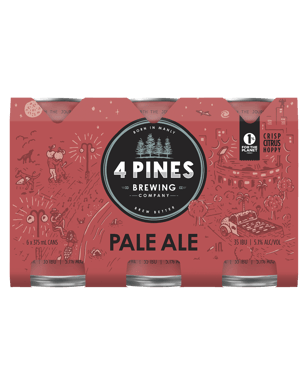 4 Pines Pale Ale Can 375ml  6 Pack