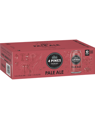 4 Pines Pale Ale Can 375ml  18 Case