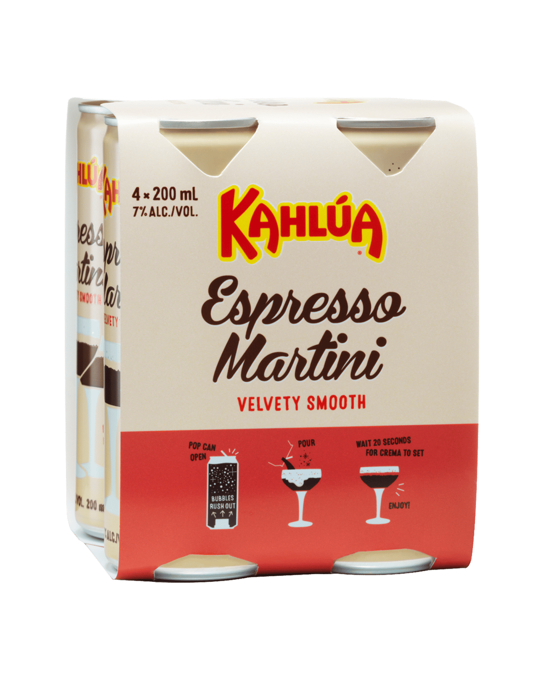 ABSOLUT X KAHLUA ESPRESSO MARTINI GIFT PACK 375ML 2PK