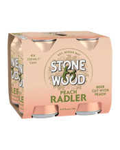 Stone & Wood Peach Radler Cans 330ml  4 Pack