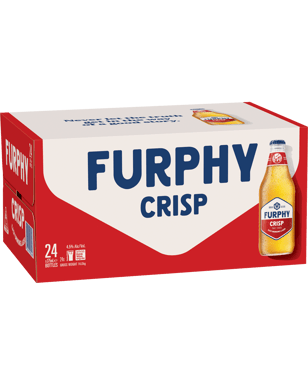 Furphy Crisp Lager Bottles 375ml  24 Case