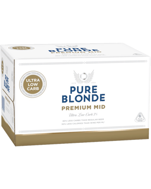 Pure Blonde Premium Mid Ultra Low Carb 355ml  24 Case
