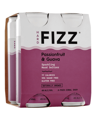 Hard Fizz Passionfruit And Guava Seltzer 330ml  4 Pack