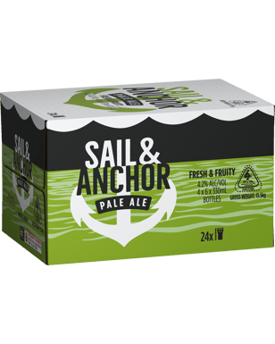 Sail & Anchor Pale Ale Bottles 330ml  24 Case