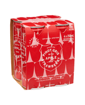 Crafters Union Spritzers Sparkling Pinot Gris Apple And Strawberr  4 Pack
