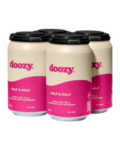 Doozy Half And Half Iced Tea Lemonade With Raspberry Can  4 Pack