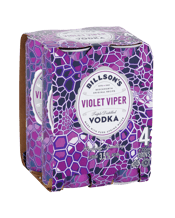 Billson's Vodka & Violet Viper Cans 355ml  4 Pack