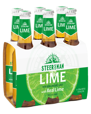 Buy Steersman Lime Lager Bottles 330ml online with (same-day FREE ...