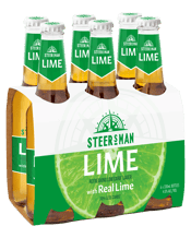 Steersman Lime Lager Bottles 330ml  6 Pack