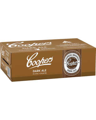 Coopers Dark Ale  Can 375ml  24 Case
