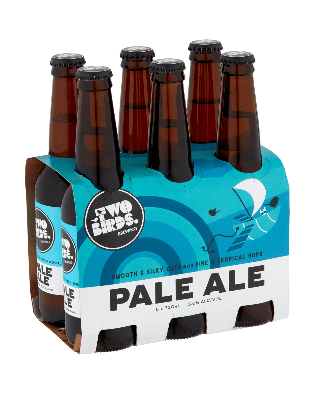 Two Birds Pale Ale Bottles 330mL