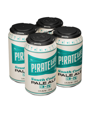 Pirate Life South Coast Pale Ale 3.5% Cans 355ml  4 Pack