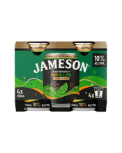 Jameson Dry & Lime Ultra Blend Can 250ml  4 Pack