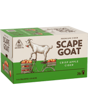 Scape Goat Premium Crisp Apple Cider Bottles 330ml  24 Case