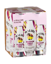 Malibu Passionfruit Can 250ml  4 Pack