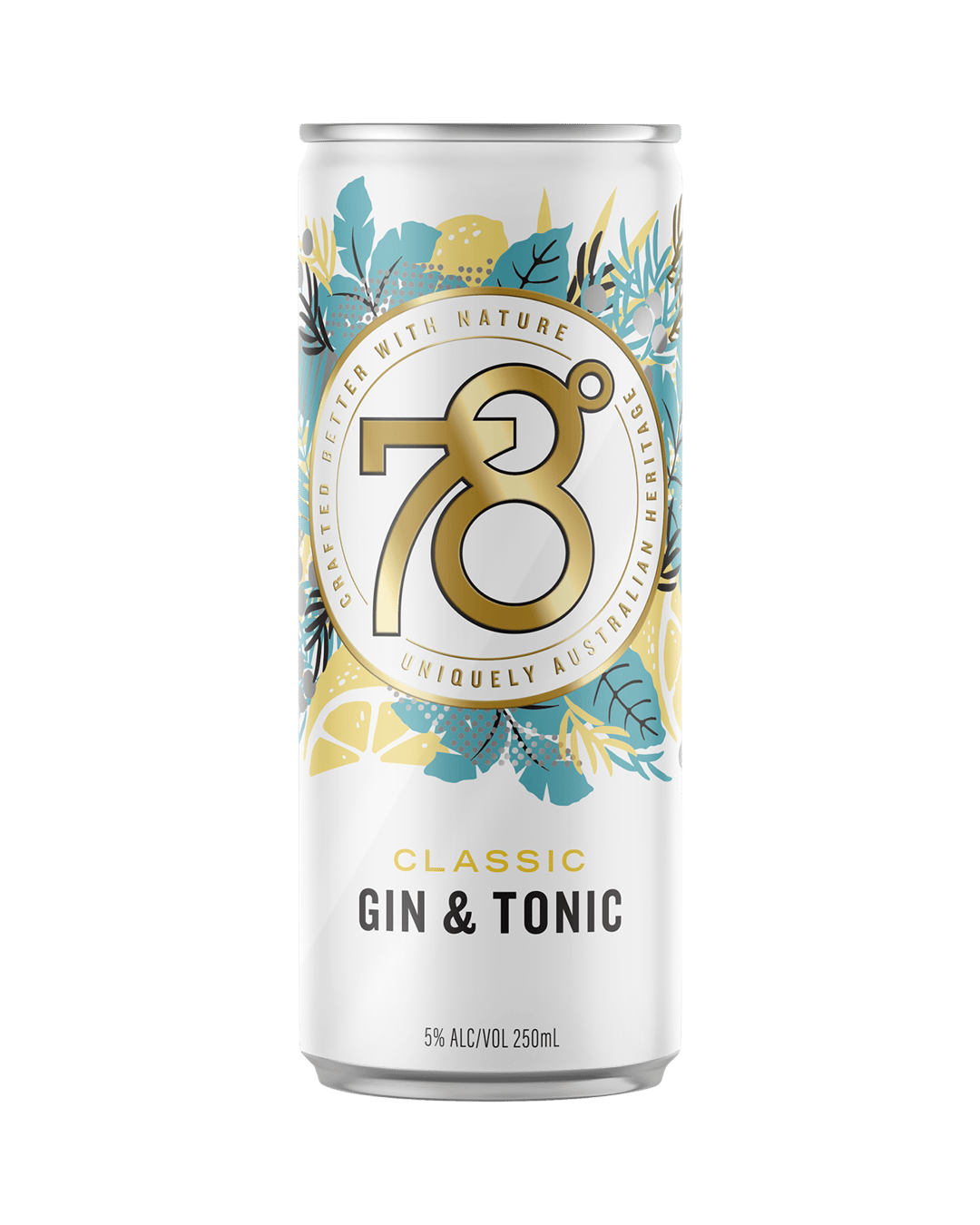 78 Degrees Classic Gin & Tonic Cans 250ml