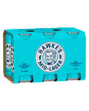 Hawke's Brewing Co. Mid-lager 3.5% Cans 375ml  6 Pack