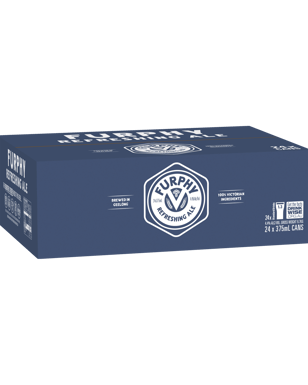 Furphy Refreshing Ale Cans 375ml  24 Case