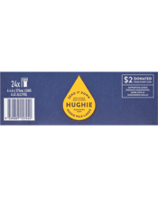 Hughie Pale Lager Cans 375ml  24 Case