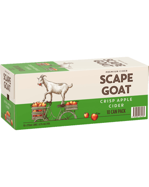 Scape Goat Apple Cider Cans 375ml  10 Pack