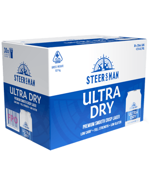 Steersman Ultra Dry Cans 330ml  30 Can