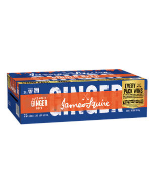 James Squire Ginger Beer Cans 330ml  24 Case