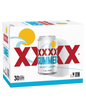 Xxxx Summer Bright Lager Cans 375ml  30 Case