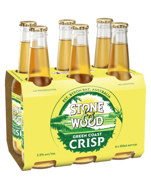 Stone & Wood Green Coast Crisp Mid Bottles 330ml  6 Pack