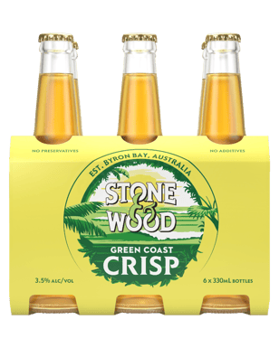 Stone & Wood Green Coast Crisp Mid Bottles 330ml  6 Pack