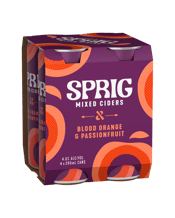 Sprig Blood Orange & Passionfruit Cans 250ml  4 Pack