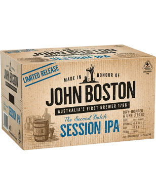 John Boston Session Ipa 330ml  24 Case