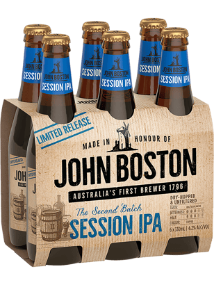 John Boston Session Ipa 330ml  6 Pack