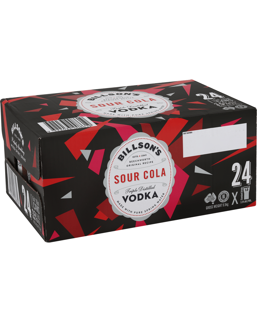 Billson's Vodka & Sour Cola Can 355ml