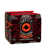 Amplys Ginger Beer Firestorm Can 375ml  4 Pack