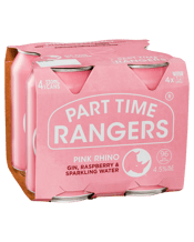 Part Time Rangers Pink Rhino Cans 330ml  4 Pack