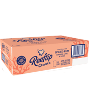 Reeftip Drinks Co Spiced Rum Ginger Lime & Soda Cans 330ml  24 Case