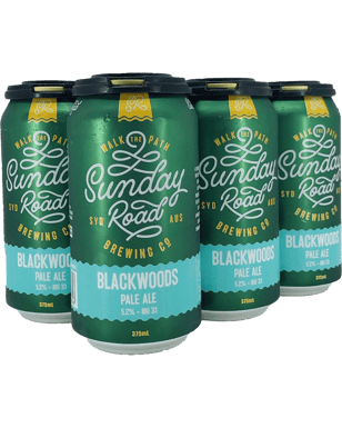 Sunday Road Brewing Co. Blackwoods Pale Ale Cans 375ml  6 Pack
