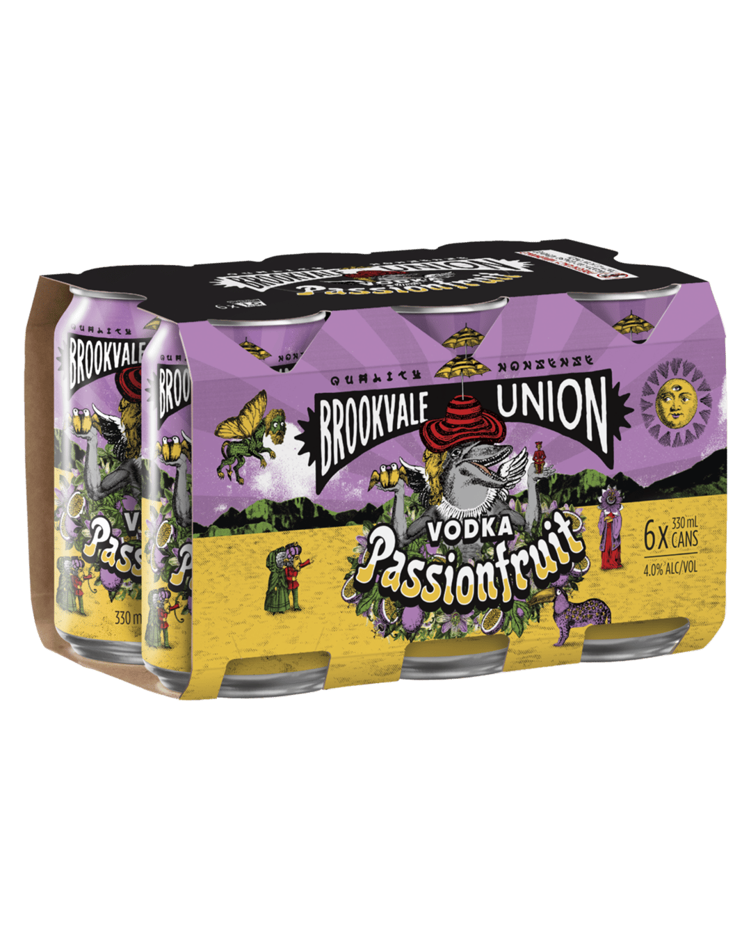 Brookvale Union Vodka Passionfruit Can 6x330mL